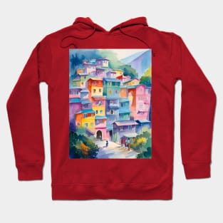 Pink Darjeeling Town Hoodie